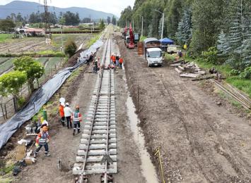 Inició modernización del corredor férreo Bogotá – Belencito en el tramo Tuta – Belencito