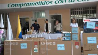 Más de 2.000 estudiantes de Santo Domingo, Antioquia reciben elementos tecnológicos que fortalecen la calidad de su educación