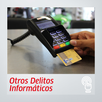 datafono con tarjeta de credito, otros delitos informaticos