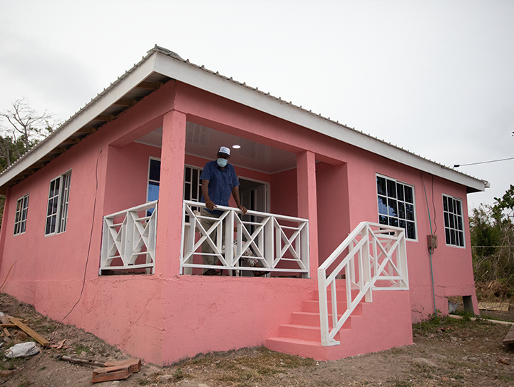 La casa de Luz Marina está ubicada en Agua Mansa 