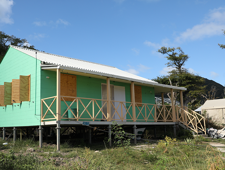 La nueva vivienda de Danisha está ubicada en Casa Baja