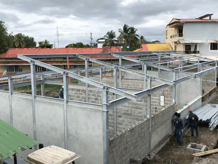 Obras de mejoramiento colegio Nuquí Findeter