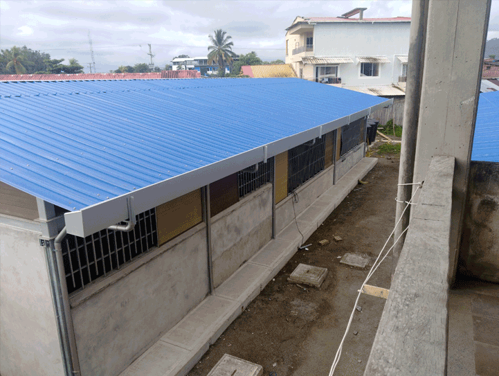 Obras de mejoramiento colegio Nuquí Findeter