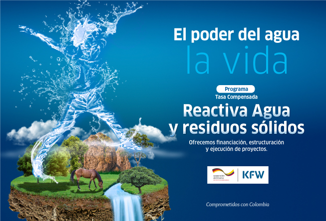 Imagen con la nueva línea de redescuento KFW Agua