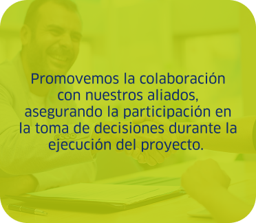 Promovemos la colaboración con nuestros aliados