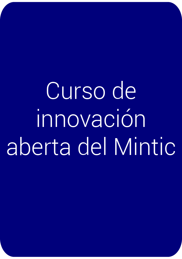 Boton acceso al curso Innovación Abierta del Mintic